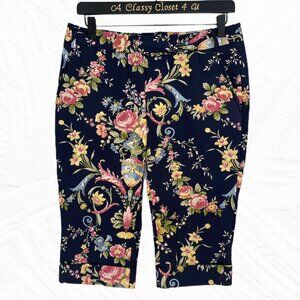 Paul Smith Black Floral Print Bermuda Shorts 42